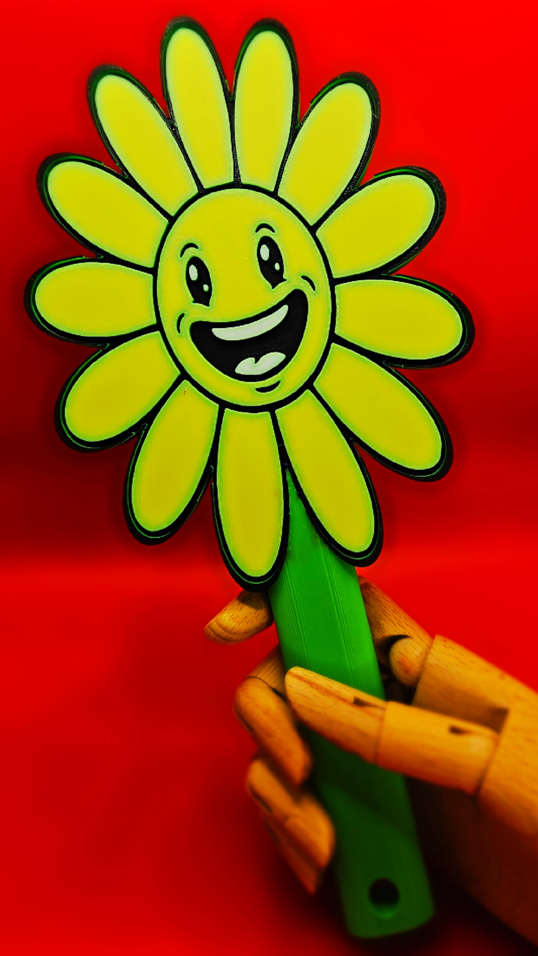  Daisy themed 3D printed paddle by Pleasure Print Studios