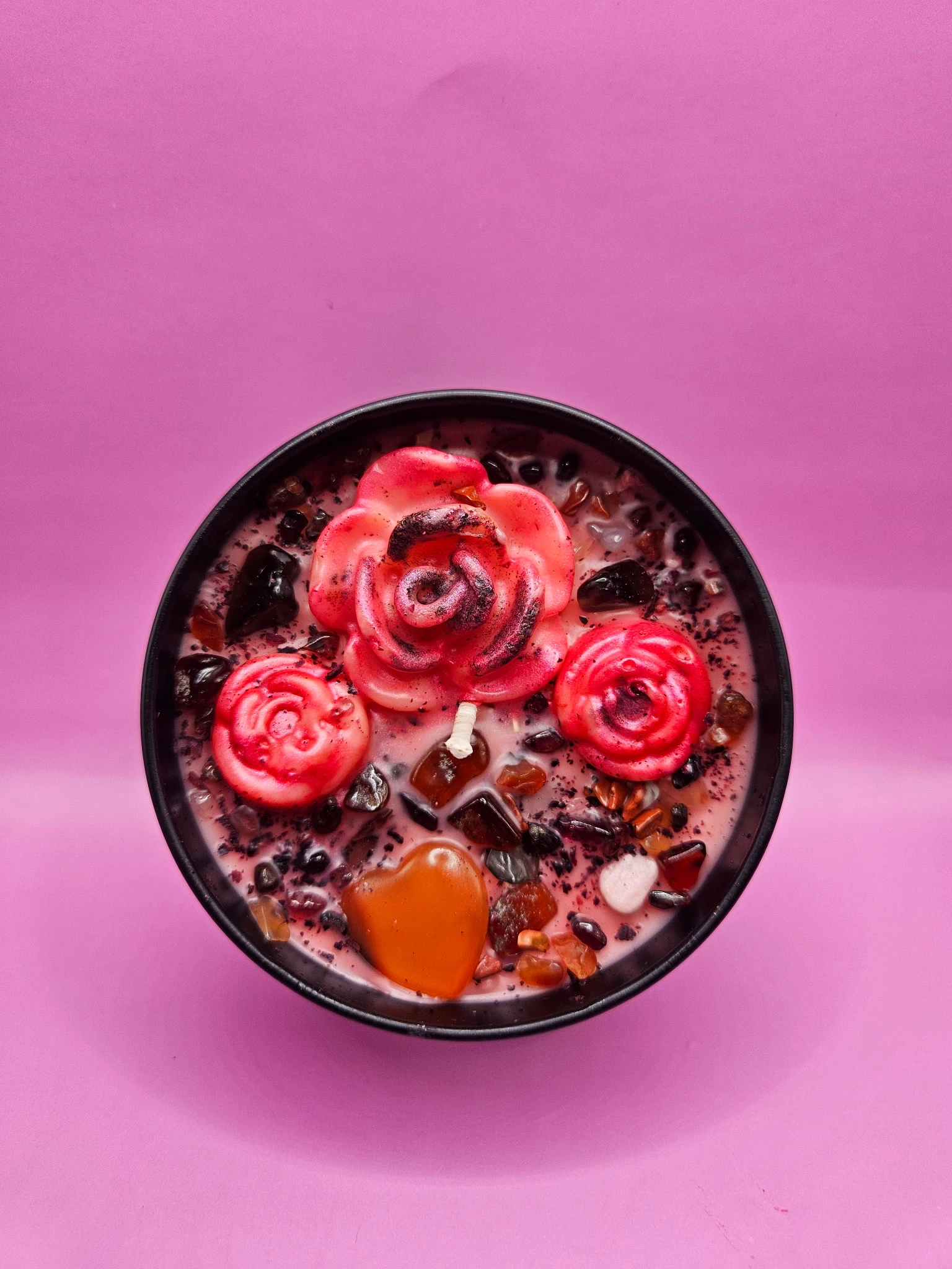 herb candle topsideview